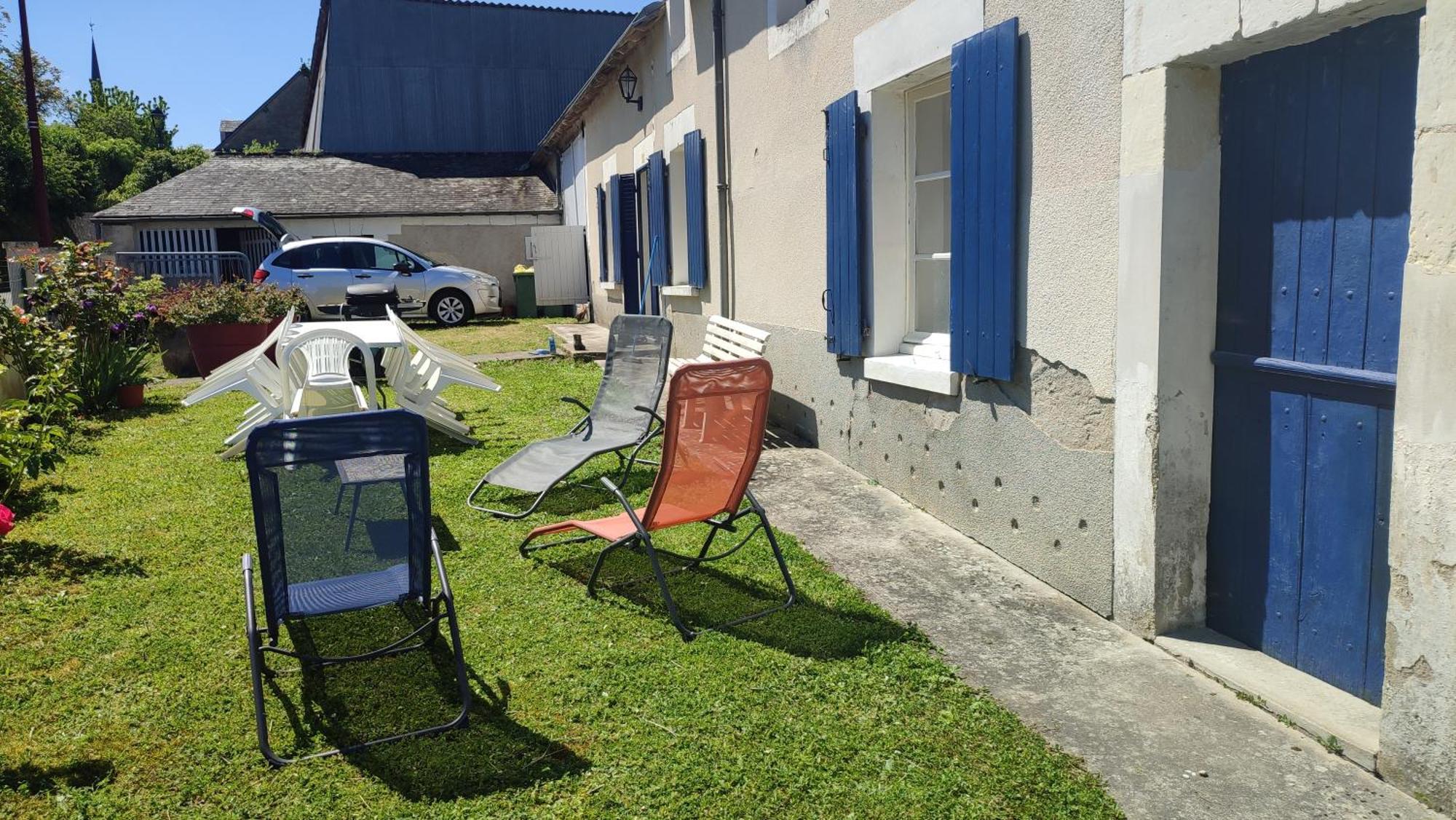 Maison Plain Pied, 2 Chambres, Longere Typique , Fraiche, Dans Bourg Avec Tous Commerces Lucay-le-Male ภายนอก รูปภาพ